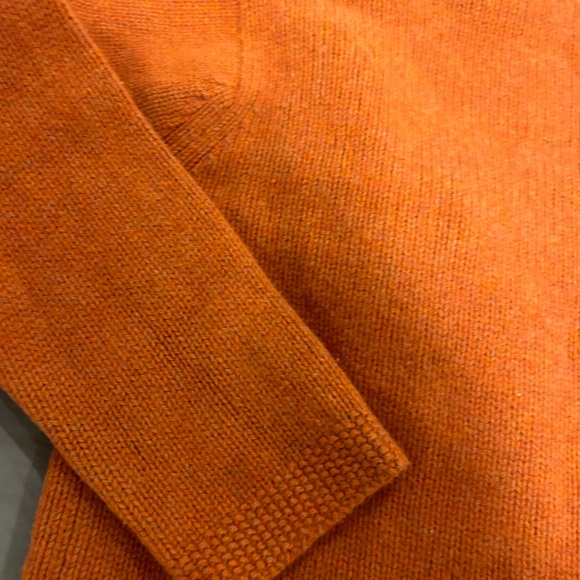 LL Bean Cardigan Women M Wool Blend Cable Knit Button Stretch Sweater Country - Picture 7 of 8